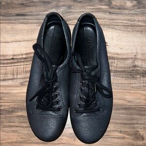 Ecco Black Leather Sneakers